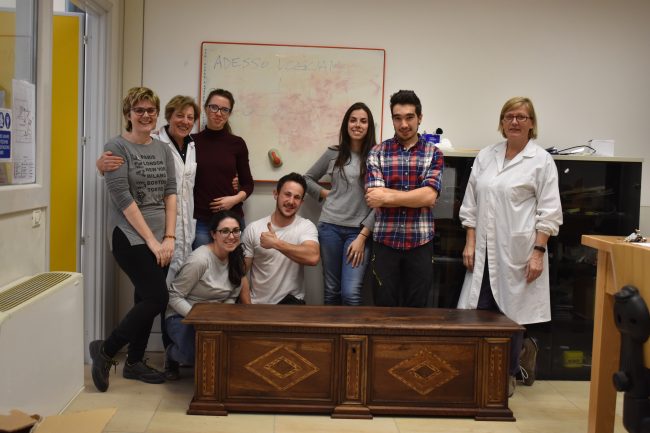 RESTAURO CASSONE NUZIALE