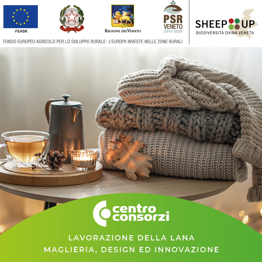 Centro Consorzi - Progetto Sheep Up corso LAVORAZIONE DELLA LANA: MAGLIERIA, DESIGN E INNOVAZIONE