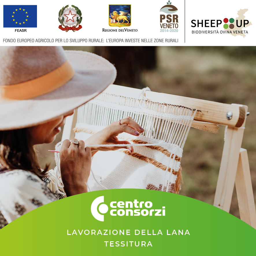 Centro Consorzi - Progetto Sheep Up corso LAVORAZIONE DELLA LANA: TESSITURA